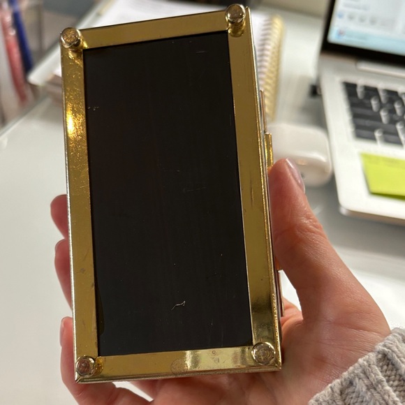 Glass Trinket Box with Gold Trim - Picture 5 of 7